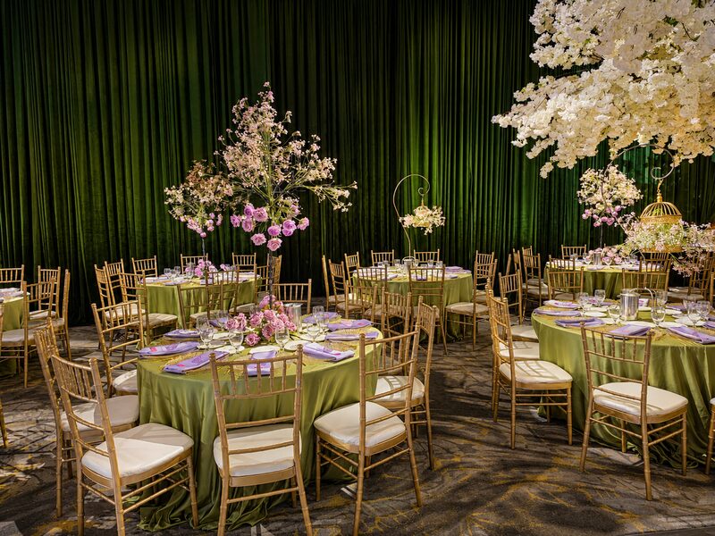Emerald Velvet Backdrop — Canadian Wall to Wall Draping